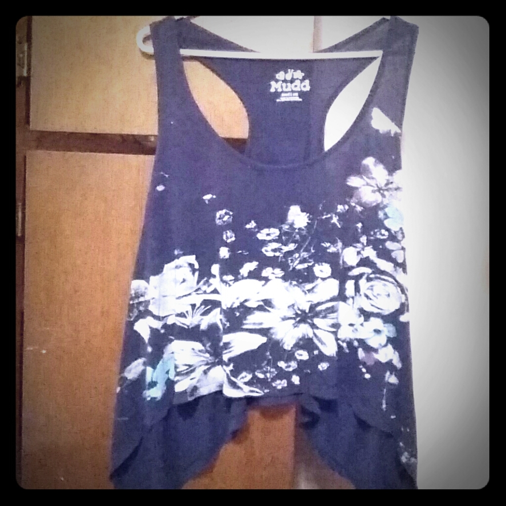 Mudd crop top tank top